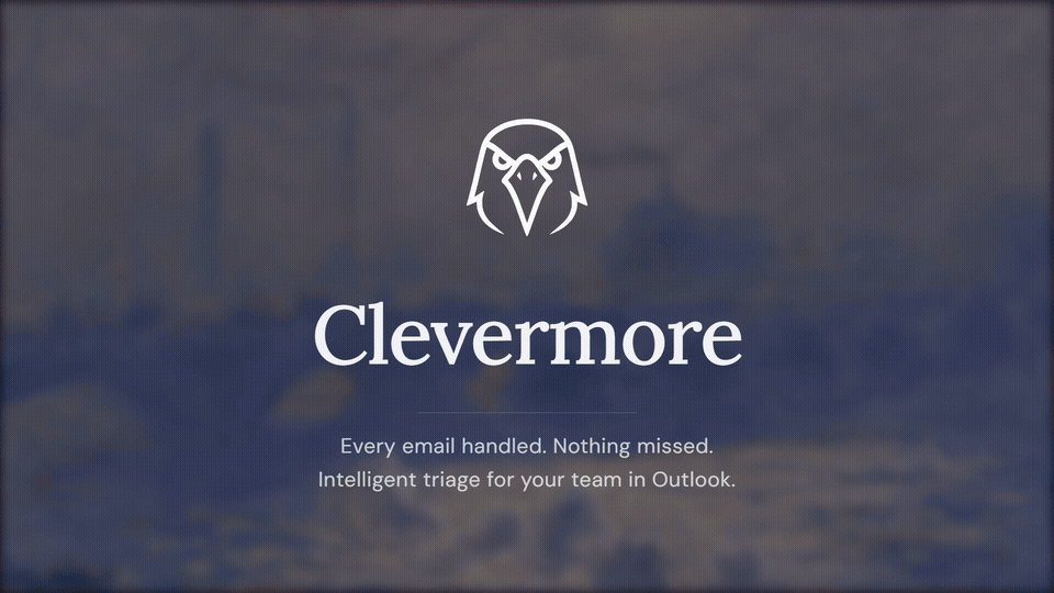Animated loop showing Clevermore creating tasks from email and tagging messages by client matter